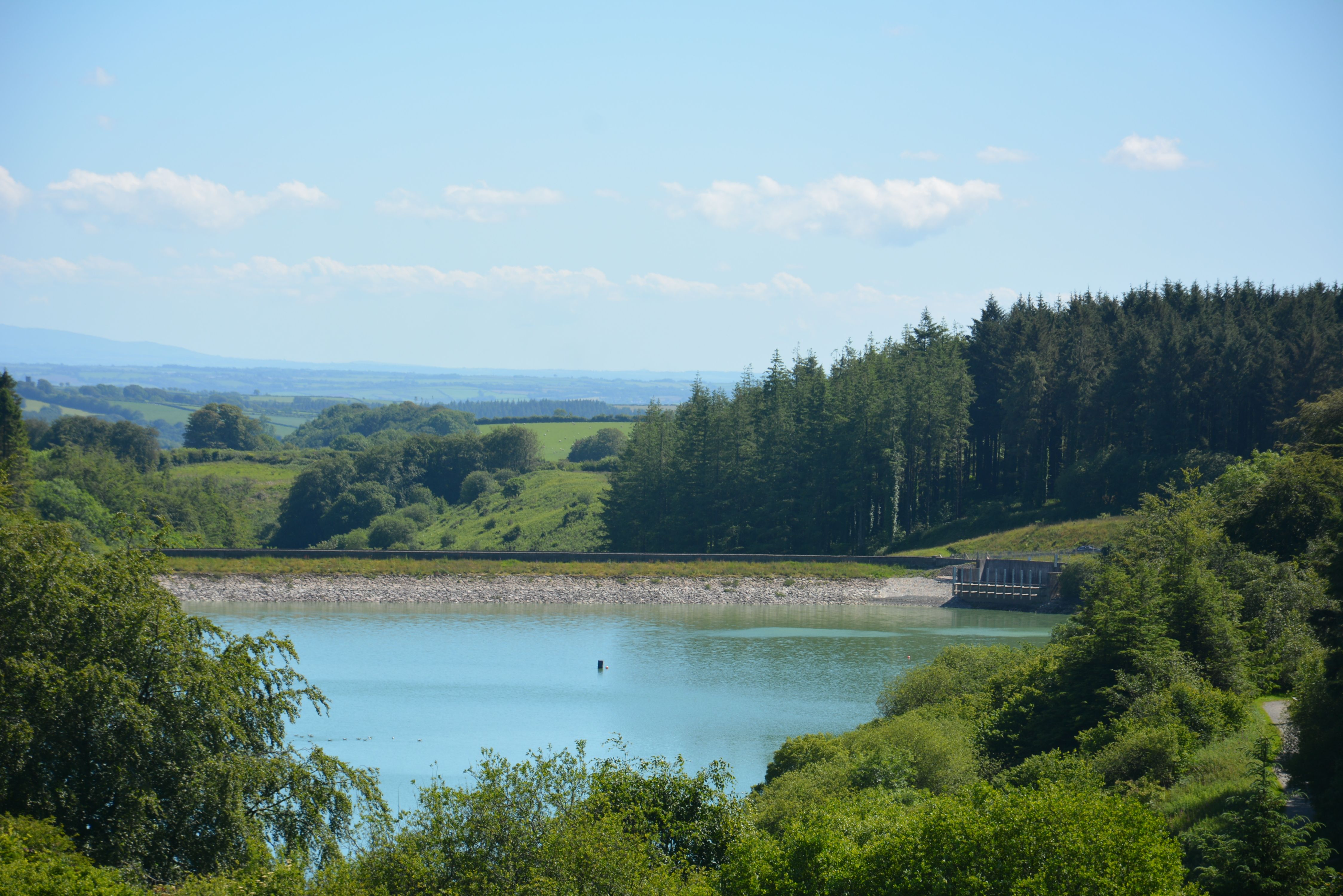 The reservoir at Calvert Exmoor