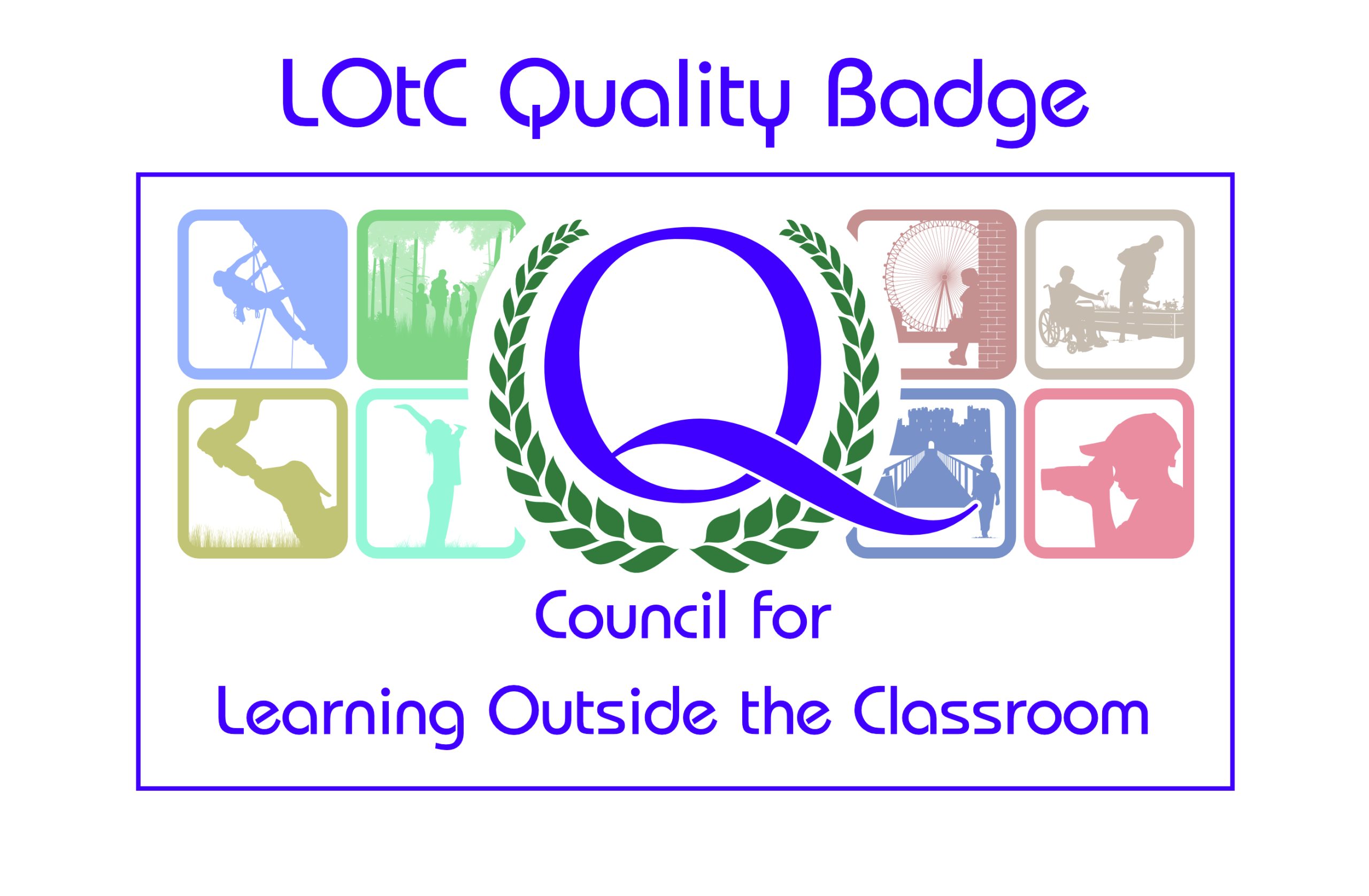 The Council for Learning Outside the Classroom Quality Badge logo